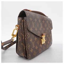Louis Vuitton-Louis Vuitton Monogram Pochette Metis MM Handbag-Brown