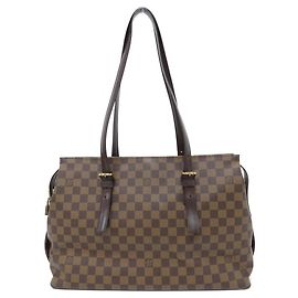 Borsa a Spalla Chelsea Damier Louis Vuitton Marrone