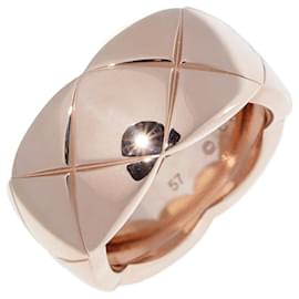 Chanel-Chanel Coco Crush Ring K18 Beige Gold-Brown,Beige