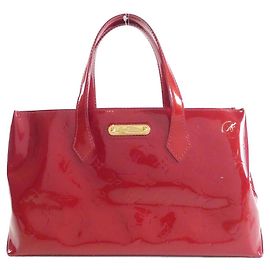 Louis Vuitton Wilshire Vernis Tasche Rot