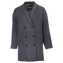 Zadig & Voltaire Gray wool blazer coat Grey