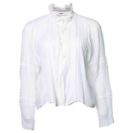 Rüschbluse Isabel Marant Étoile in Weiß Weiß