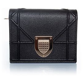 Christian Dior Cartera Dior Diorama Folio en negro Negro