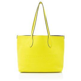 Burberry Embossed Leather Remington Tote Yellow