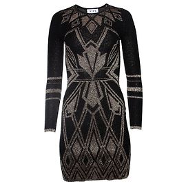 Alice by Temperley Vestido de lurex estampado Alice de Temperley Negro