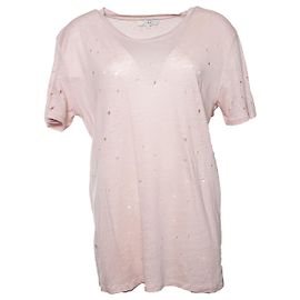 Camiseta rasgada clay IRO em rosa Rosa