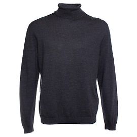 Hugo Boss Gray turtleneck sweater Grey