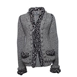 Grauer Strickcardigan von Alexander McQueen Grau