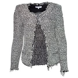 Blazer tessuto bianco e nero IRO Nero