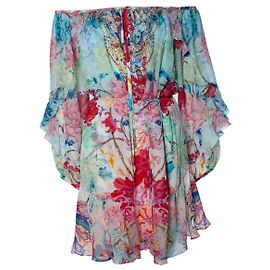 Camilla multicoloured ruffle dress Multiple colors
