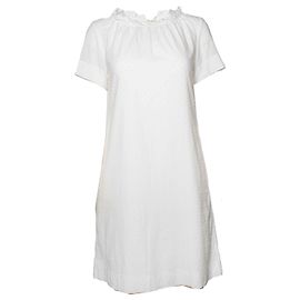Vestido branco com bolinhas APC Branco