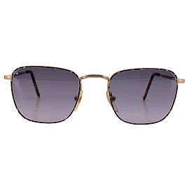 Gafas de sol vintage de metal Giorgio Armani Castaño