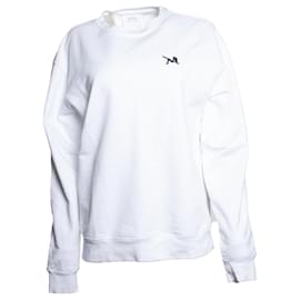 Calvin Klein-Calvin Klein white crewneck sweater-White