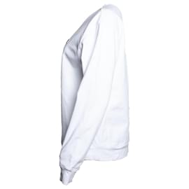 Calvin Klein-Calvin Klein white crewneck sweater-White