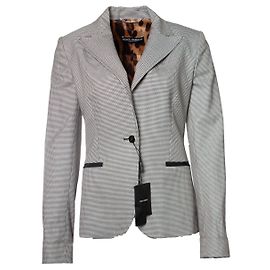 Blazer a scacchi Dolce & Gabbana Nero