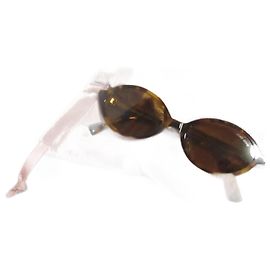 Miu Miu Regard Oval Sunglasses Brown