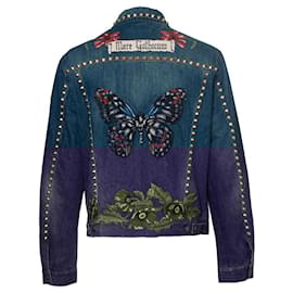 Gucci-Gucci Mare Gothicum denim jacket-Blue