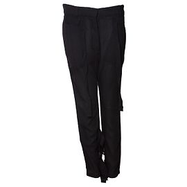 Ann Demeulemeester Black wool trousers Black