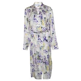 Maxikleid mit Blumenmuster OFF white Mehrfarben
