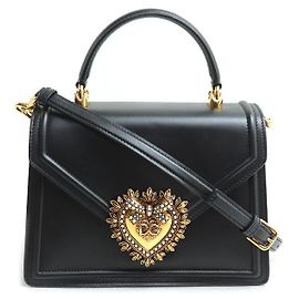 Dolce & Gabbana Sac à main en cuir 2 en 1 Devotion de Dolce&Gabbana Noir