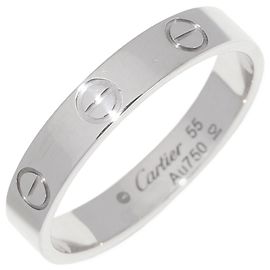 Cartier Love Ring Au750 Ring Size 55 Silvery Metallic