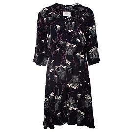 BA&SH Floral printed Kyle dress in black Black