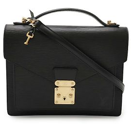 Louis Vuitton Monceau Epi 2way bag Black