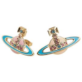 Boucles d'oreilles Orb de Vivienne Westwood Doré Métallisé