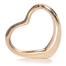 Tiffany & Co Pendente grande Open Heart Elsa Peretti di Tiffany D'oro Metallico