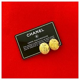 Orecchini Chanel Mademoiselle D'oro Metallico