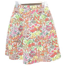 Autre Marque Falda Mini de Algodón Impresa TOCCA LIBERTY Roja Otro
