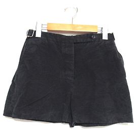 Bermuda de algodão e seda Christian Dior Preto