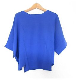 Autre Marque Der TOTALITE PULLOVER MIT DOLMANÄRMEL AUS FELL Blau