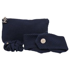 Set da Viaggio 3 Pezzi Chanel Blu navy