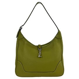 Bolsa Trim Hermès Clemence 31 Verde