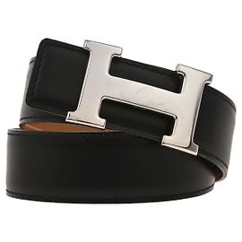 Hermès Hermes Constance Reversible Belt Leather Medium Black