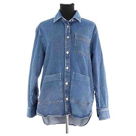 Chaqueta Lacoste de algodón azul Azul