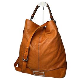 Bolsa de couro Givenchy vintage 2Way laranja Laranja