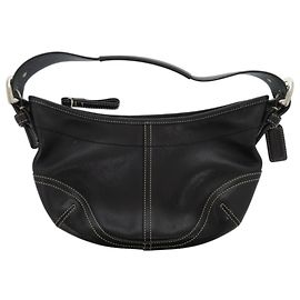 Coach Mini One-Shoulder Bag Black White