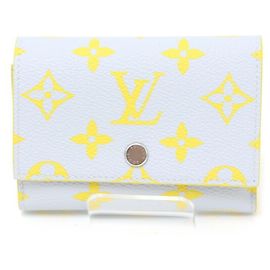 Louis Vuitton Victor Wallet Monogram Glow Canvas Brown Yellow