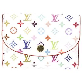 Mini billetera Monogram Multicolore Louis Vuitton Rosa Blanco Multicolor