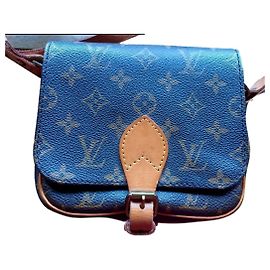 Louis Vuitton Pequena bolsa transversal com alça Marrom