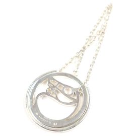 Hermès Cheval Charm Silver Metal Silvery