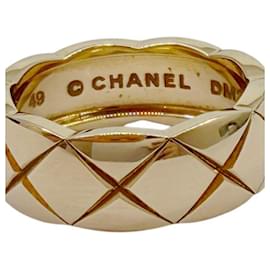 Chanel-Chanel Coco Crush 18K Gold Band Ring-Golden