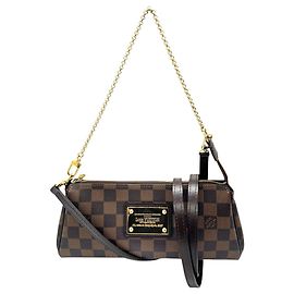 Bolsa de Ombro Eva Damier Ebene Louis Vuitton Marrom Damier ebene