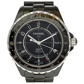Chanel J12 GMT H2012 Black Ceramic Automatic Watch for Men Other