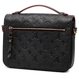 Louis Vuitton-Louis Vuitton Blue Monogram Empreinte Pochette Metis-Blue,Navy blue