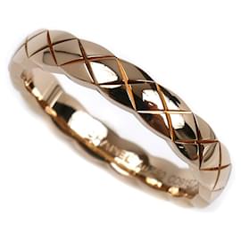 Chanel-CHANEL 18K Pink Gold Coco Crush Band Ring-Other