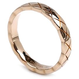 Chanel-CHANEL 18K Pink Gold Coco Crush Band Ring-Other