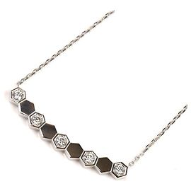 Colar de diamante Be My Love em ouro branco 18K da Chaumet Outro